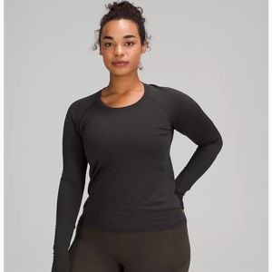 LULULEMON swiftly tech long sleeve shirt size 0 race length